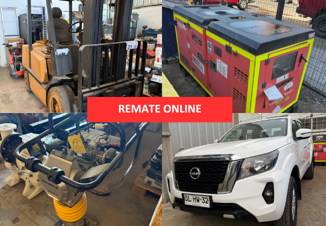 #ONLINE Viernes 3 de Julio 2026 – 11:30 hrs. – SEMIREMOLQUE AUTOCARGANTE – CAMIONES – CAMIONETAS – 4X4 – FURGONES – ¡DIFERENTES MARCAS Y MODELOS! HERRAMIENTAS – MAQUINARIA – RESPUESTOS